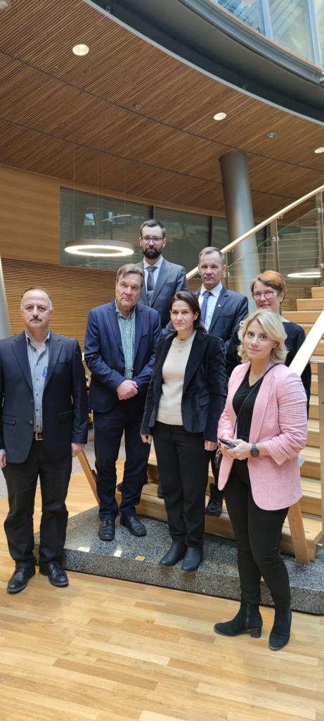 A SDC meeting with a group of parliamentarians from the Social Democratic Party of Finland