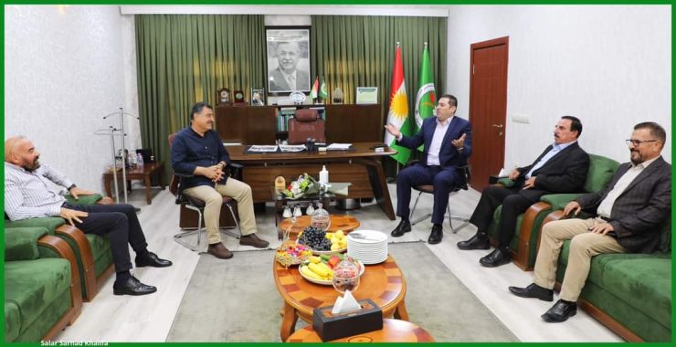 Delegation of the SDC meet Patriotic Union of Kurdistan in Sulaiymaniya