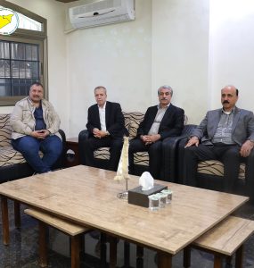 SDC's Co-chairwoman receives a delegation of the Yazidi Union of Syria