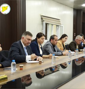 SDC holds a trilateral meeting with SDF and AANES