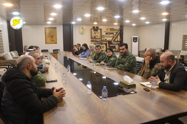 SDC Holds a Trilateral Meeting, Emphasizes Dialogue with Damascus and Ceasefire