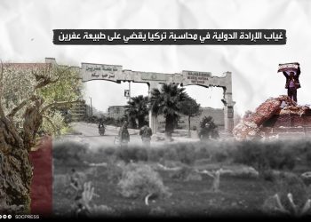 غياب الإرادة الدولية في محاسبة تركيا يقضي على طبيعة عفرين