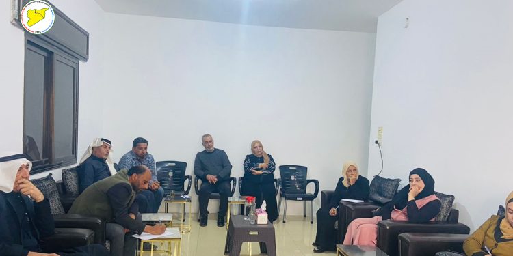 لجنة الحوار الوطني في مسد تعقد اجتماعاً مع مثقفي منبج