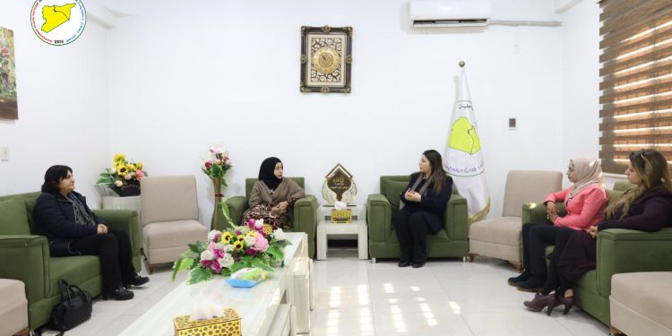 مكتب المرأة في مسد يعزز التعاون مع حزب سوريا المستقبل لدعم قضايا المرأة السورية