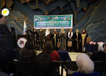 مسد يشارك في مهرجان خطابي بمناسبة يوم المرأة العالمي في الرقة