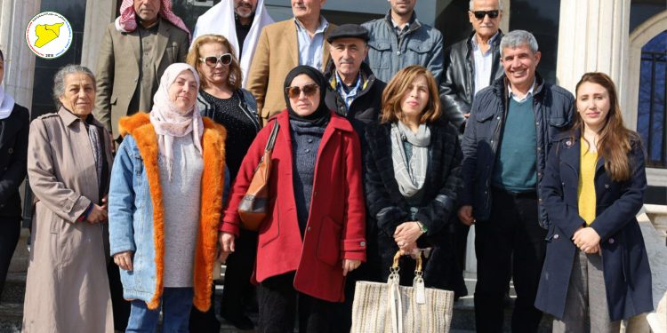 مجلس سوريا الديمقراطية يستقبل وفد المنتدى السوري للحوار الوطني