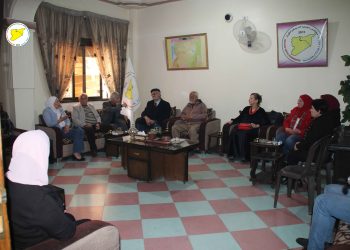 مجلس سوريا الديمقراطية يستضيف وفوداً سياسية ومدنية في حلب بمناسبة عيد الفطر