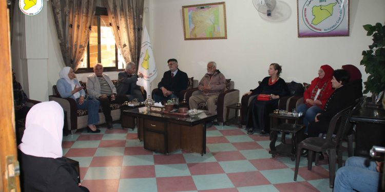 مجلس سوريا الديمقراطية يستضيف وفوداً سياسية ومدنية في حلب بمناسبة عيد الفطر