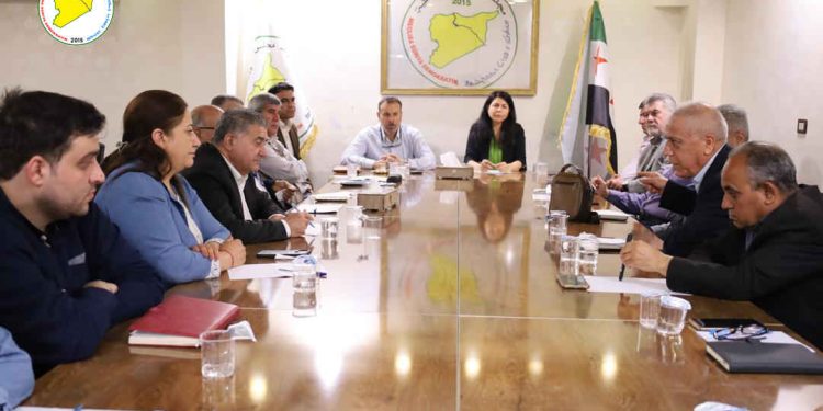 مسد ومنسقية الأحزاب السياسية يبحثان المستجدات الإقليمية ومسار تحالف "تماسك"