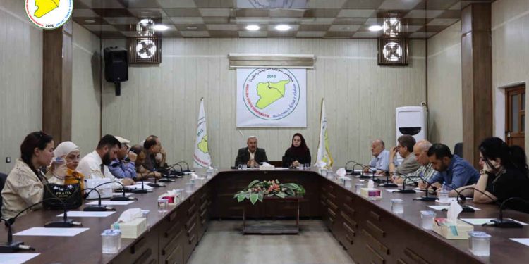 مكتب العلاقات تبحث مع فعاليات الحسكة سبل تفعيل الحوار الوطني