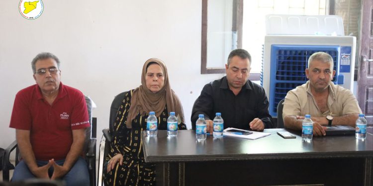 "مسد" يعقد اجتماعاً في ريف الرقة لشرح اتفاق 10 آذار وآخر مستجدات التفاوض مع دمشق