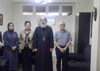 «مسد» يستقبل مطران حلب للسريان الأرثوذكس لبحث آفاق الاستقرار والتعايش في سوريا