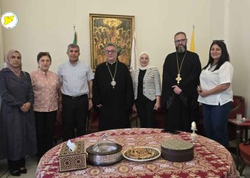 وفد المجلس يزور مطارنة الطوائف المسيحية في حلب