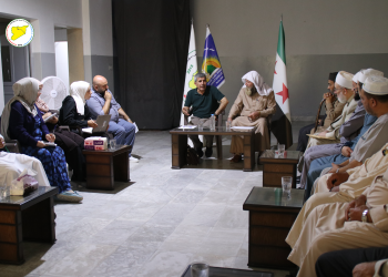 «مسد» يعقد لقاءً مع علماء الدين في حلب لتعزيز الحوار والتوافق الوطني