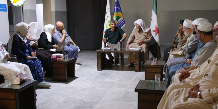 «مسد» يعقد لقاءً مع علماء الدين في حلب لتعزيز الحوار والتوافق الوطني