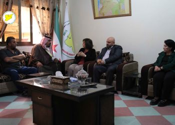 مسد يستقبل وفداً من درعا برئاسة الشيخ خالد الناصر في حلب