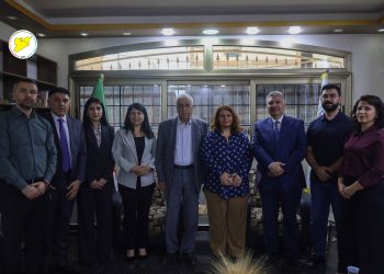 الرئاسة المشتركة تستقبل وفداً من اتحادات المحامين الكرد في ألمانيا