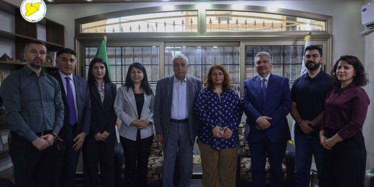 الرئاسة المشتركة تستقبل وفداً من اتحادات المحامين الكرد في ألمانيا