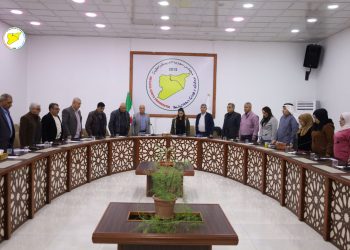 مكتب العلاقات في الرقة يعقد اجتماعه الدوري مع ممثلي الأحزاب السياسية