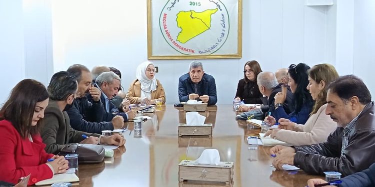 مسد يبحث مع الأحزاب في الجزيرة تطورات المرحلة السياسية وآليات العمل المشترك